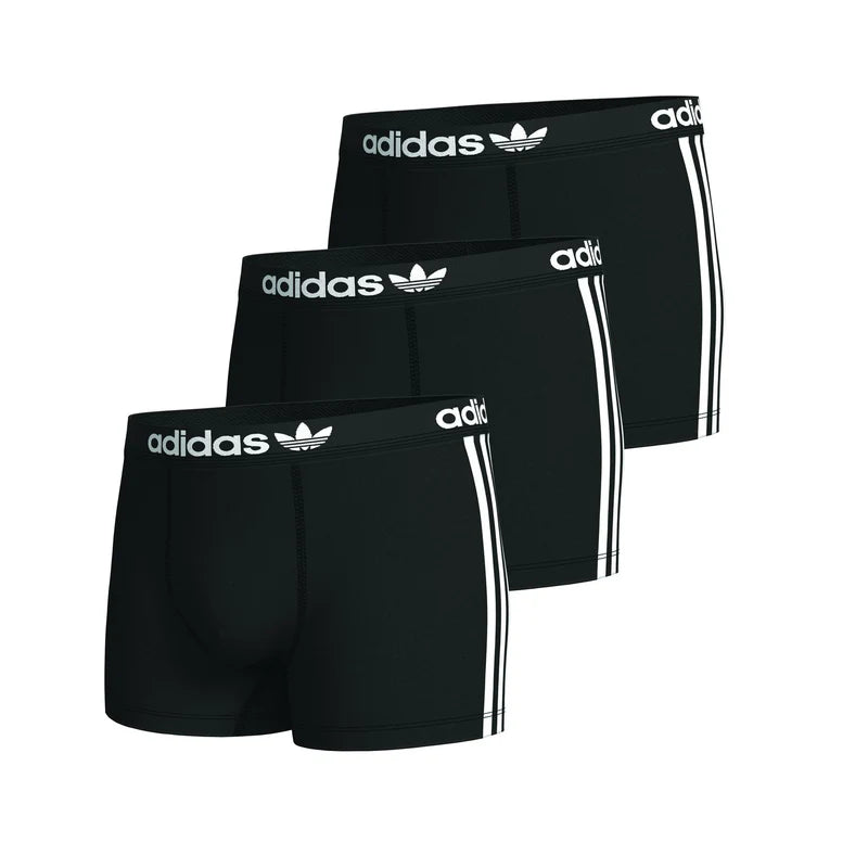 Quần Lót Thể Thao Nam Adidas Cfc 3 Stripes - 3Pk Trunk - Đen
