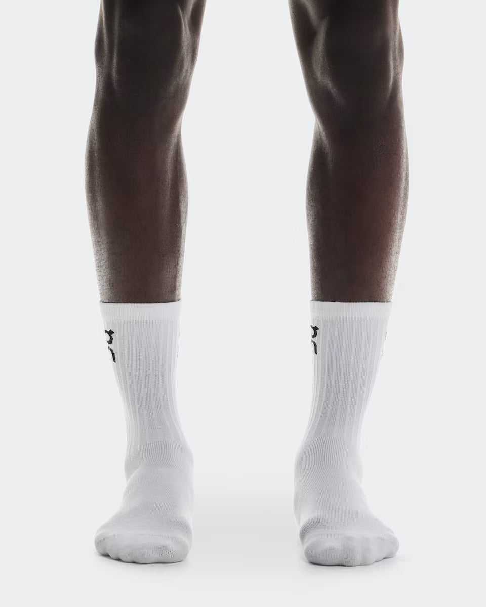 Vớ thể thao On Running Logo Sock High 3P - Trắng