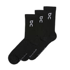 Vớ Thể Thao Unisex On Running Logo Sock 3-Pack ( 3 đôi ) - Đen