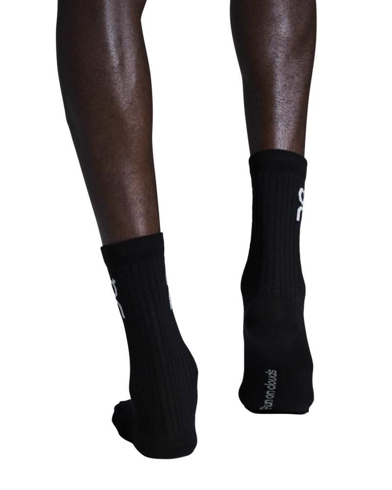 Vớ Thể Thao On Running Logo Sock High 3P ( 3 đôi ) - Đen