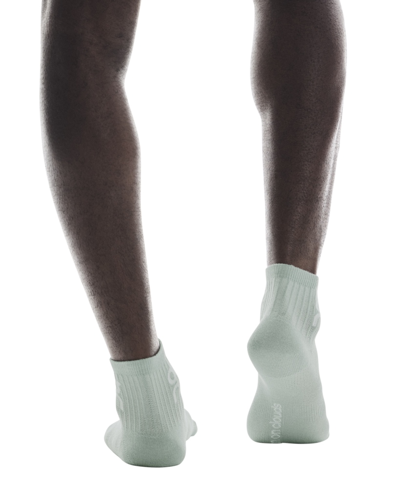 Vớ Thể Thao On Running Logo Sock Mid 3P ( 3 đôi )