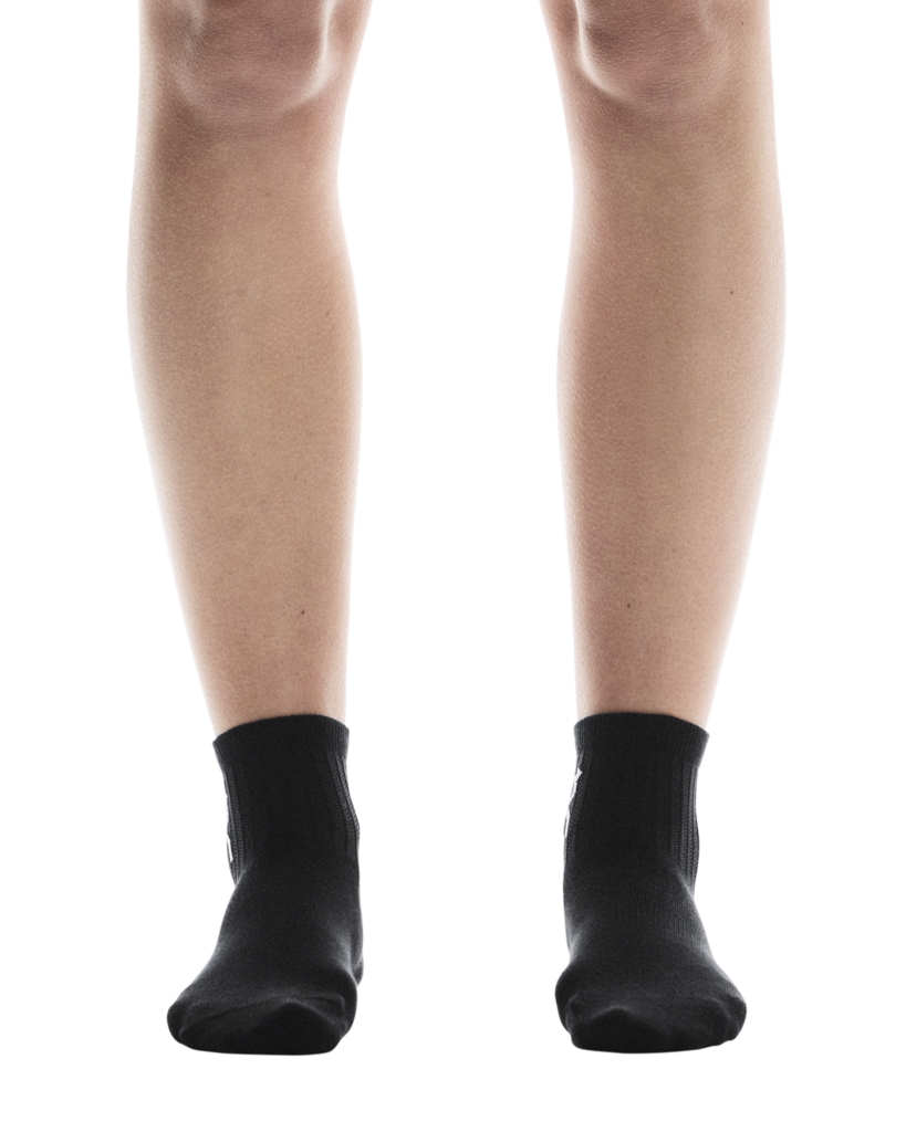 Vớ Thể Thao On Running Logo Sock Mid 3P ( 3 đôi ) - Đen