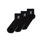 Vớ Thể Thao On Running Logo Sock Mid 3P ( 3 đôi ) - Đen