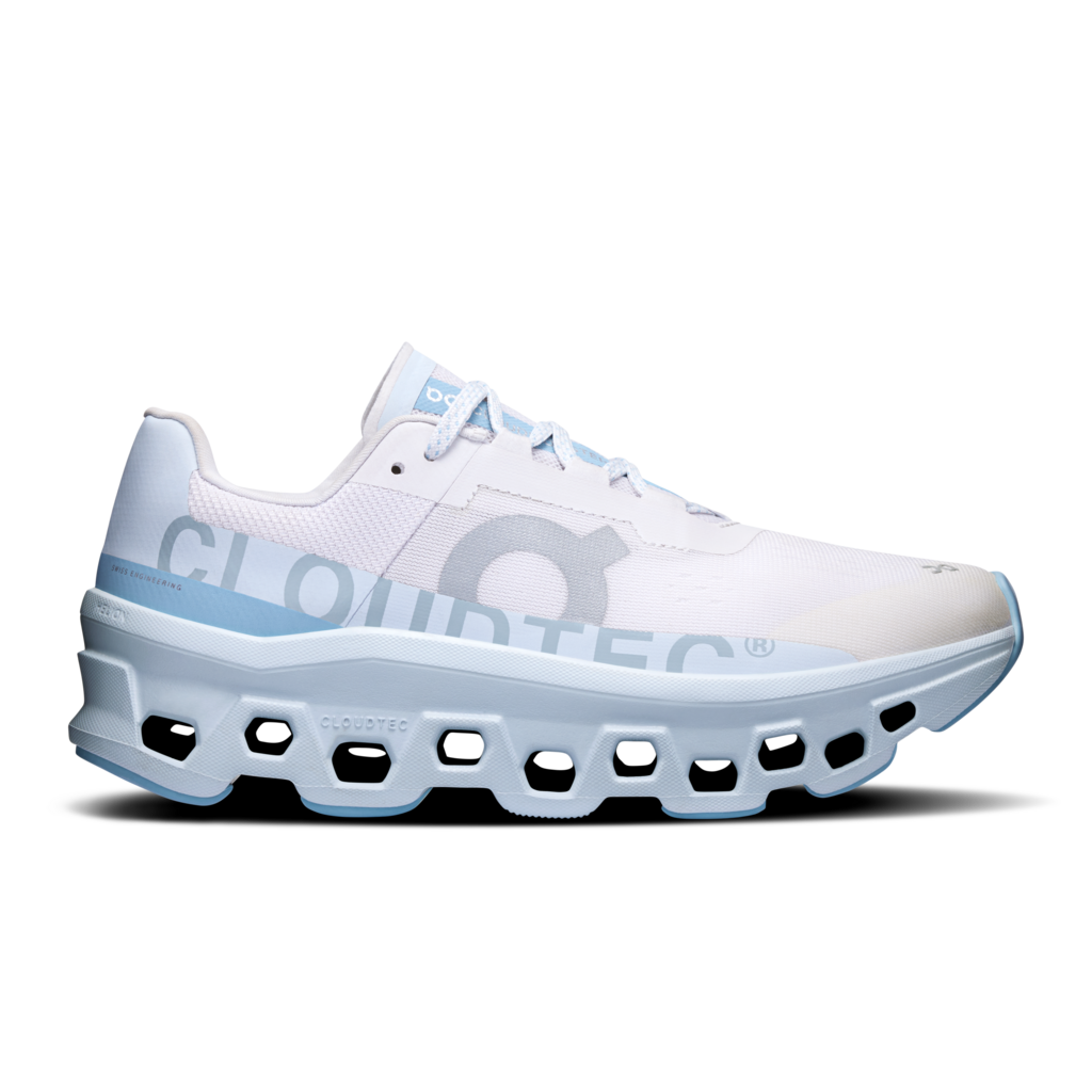 Giày Thể Thao Chạy Bộ Nữ On Running Cloudmonster Frost Wash - Trắng