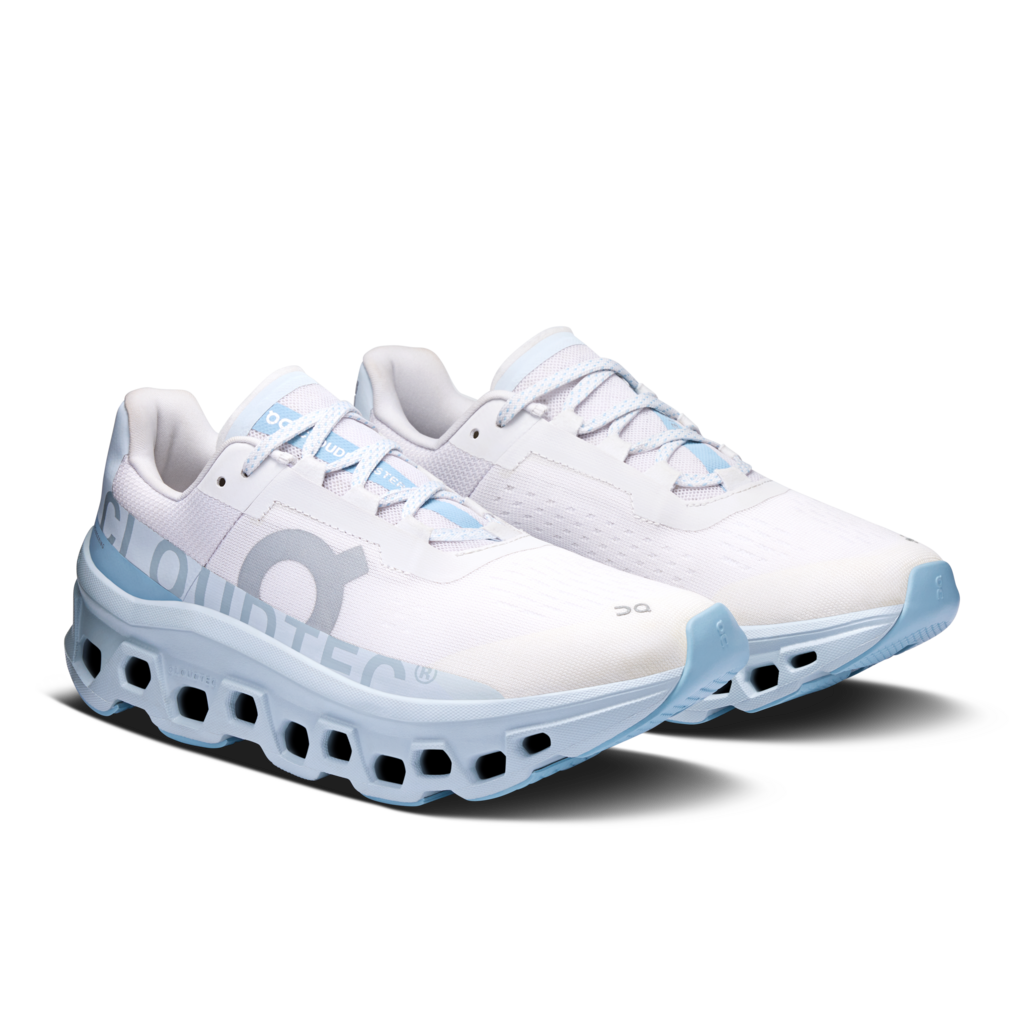 Giày Thể Thao Chạy Bộ Nữ On Running Cloudmonster Frost Wash - Trắng